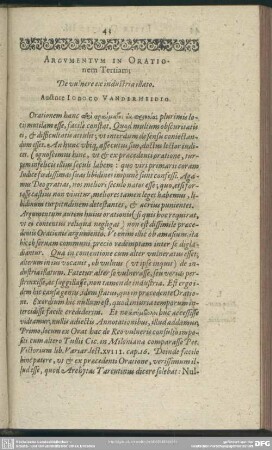 [Oratio III. De vulnera ex industria illato]