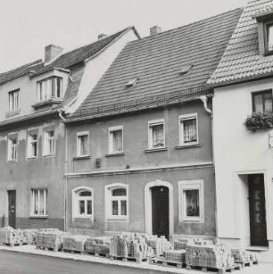 Pegau, Breitstraße 34. Wohnhaus (um 1800). Straßenansicht