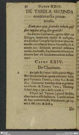 De Tabula Secunda controversia prooemialis