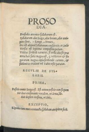 Prosodia.