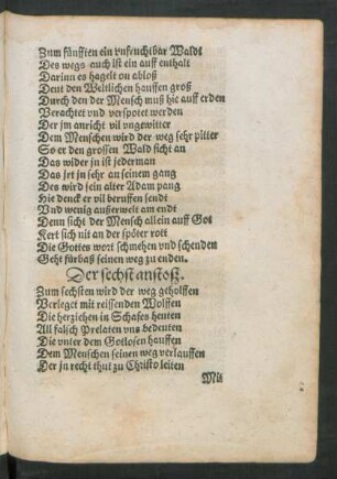 Der sechst anstoß.