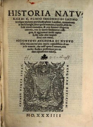 Historia naturale