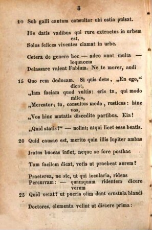 Quintus Horatius Flaccus Werke : deutsche Übersetzung mit dem Urtexte zur Seite, 2. Enthaltend die Satiren und Briefe