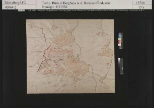 Übersichtskarte von Sachsen und Brandenburg