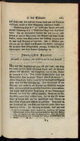 Zwanzigstes Kapitel. Ereignisse in Batavia, und Rückreise von da nach England.
