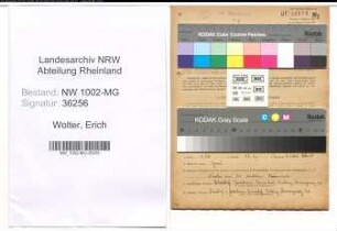 Entnazifizierung Erich Wolter , geb. 21.07.1914 (Fahrer)
