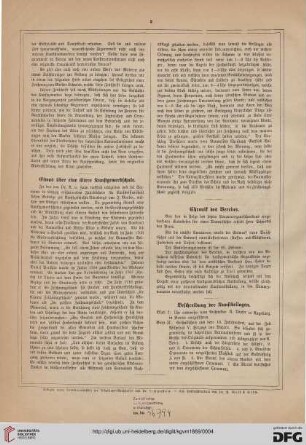 Beschreibung der Kunstbeilagen