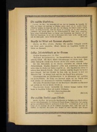 Der englische Vorstoß gegen Ostende.