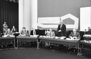 Lörrach: Neues Rathaus; Regio Conférence Tripartite; Konferenzvorsitz