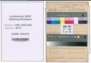 Entnazifizierung Heinrich Josefs , geb. 13.04.1892 (Bahnsekretaer)
