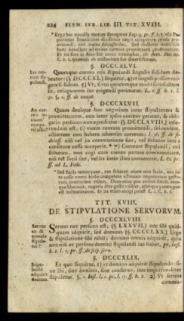 Tit. XVIII. De Stipulatione Servorum