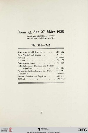 Dienstag, den 27. März 1928 (Nr. 381-742)