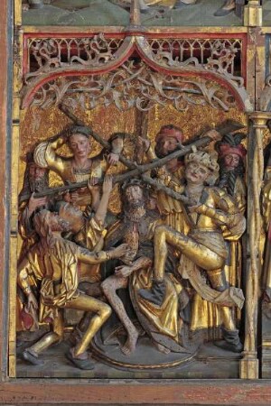 Szenen aus dem Marienleben und der Passion Christi — Dornenkrönung