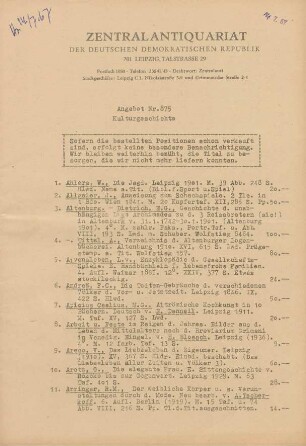 Nr. 875: Kulturgeschichte