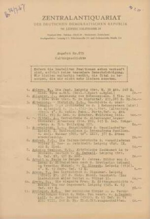 Nr. 875: Kulturgeschichte