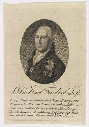 Bildnis des Otto Karl Friedrich von Voss