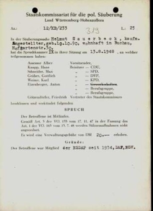 Sauerbeck, Helmut