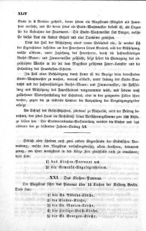 XXI. Das Kirchen-Patronat