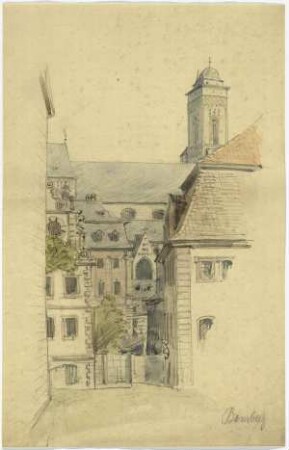 Gebäude in Bamberg, Straßenbild