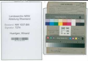 Entnazifizierung Winand Huertgen , geb. 14.07.1892 (Justizangestellter)