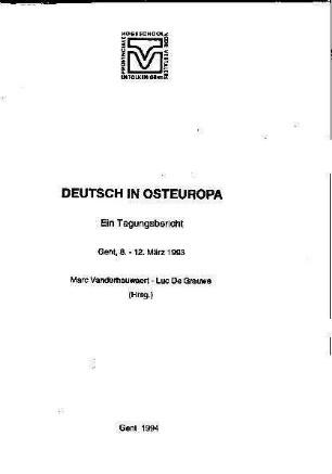 Deutsch in Osteuropa