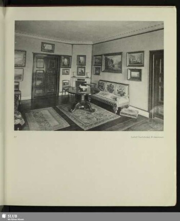 Schloß Charlottenhof, Wohnzimmer
