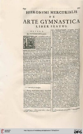 De arte gymnastica: Liber sextus