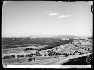 Blick von Hindenburgbaude zum Großen Schneeberg