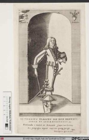 Bildnis Anton Ulrich, Herzog zu Braunschweig-Lüneburg-Wolfenbüttel (reg. 1704-14)