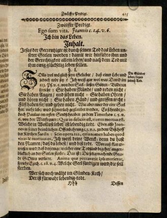 425-435, Zwoelffte Predigt