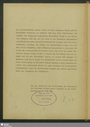 Aus der Erklärung des Vorsitzenden des Staatsrates der Deutschen Demokratischen Republik vor der Volkskammer am 31. Juli 1963