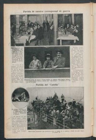 Partida del "Lutetia"