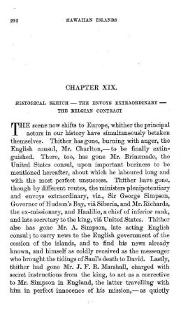 HISTORICAL SKETCH - THE ENVOYS EXTRAORDINARY - THE BELGIAN CONTRACT