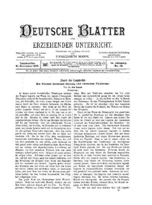 Paul de Lagarde : ein Prophet deutscher Bildung und deutschen Volkstums ; (Fortsetzung)