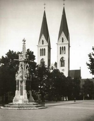 Halberstadt, Dom : Halberstadt. Dom. Westtürme