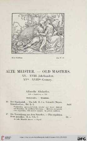 [Albrecht Altdorfer - Reinier Zeeman] (Nr. 16 - 248)