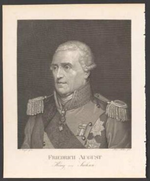 Porträt Friedrich August I., König von Sachsen (1750-1827)