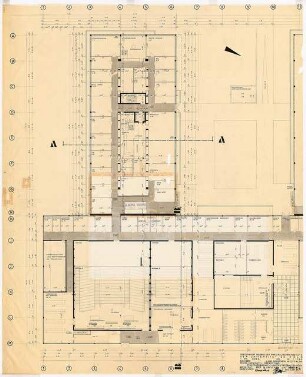 Physikalische Institute der Universität Köln: Hörsaal 1. Physik Grundriss UG, 1:100