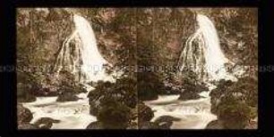 Gollinger Wasserfall oder Schwarzbachfall, bei Golling an der Salzach
