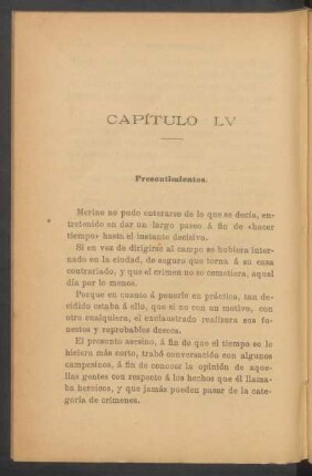 Capítulo LV - Presentimientos.