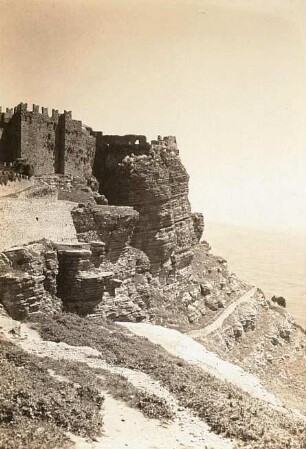 Sizilien. Monte San Giuliano (751 m). Il Castello