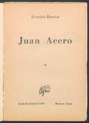 Juan Acero
