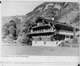 Bauernhaus aus dem Kanton Unterwalden