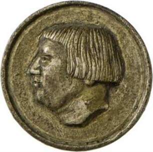 Miniatur-Medaille, angeblich auf Martin Luther