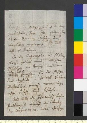 Brief von Herder, Karoline an Goethe, Johann Wolfgang von