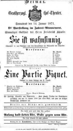 Eine Partie Piquet