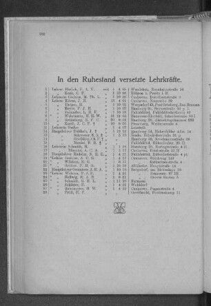 In den Ruhestand versetzte Lehrkräfte.