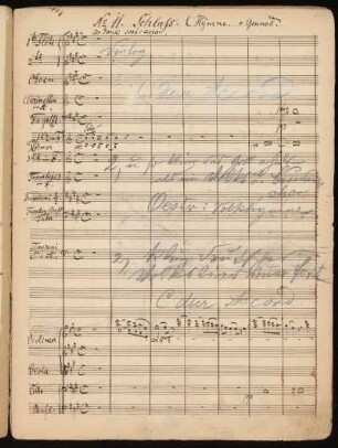 No 11. Schluß. Hymne von Gounod (ohne Text)