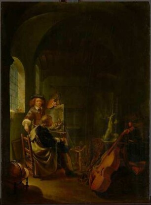 Im Atelier des Künstlers