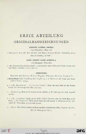I. Abteilung (Nr. 1-642)